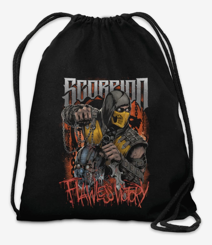 Mochila Negro de Scorpion Flawless Victory