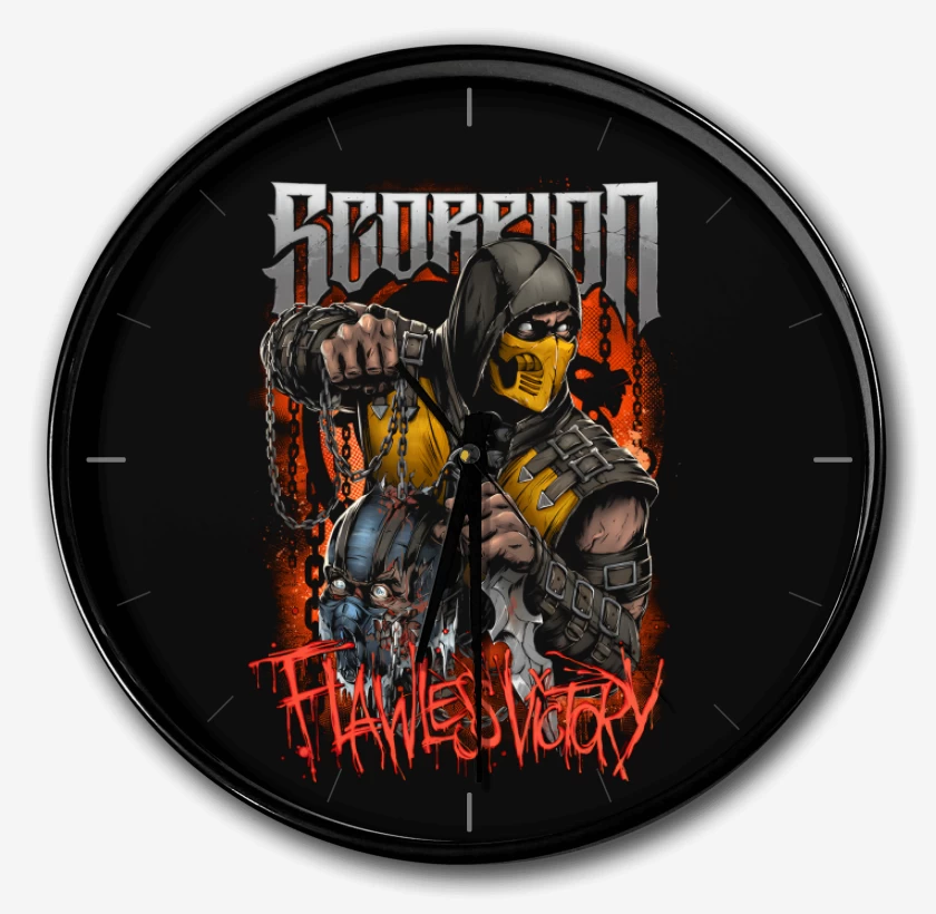 Reloj Negro de Scorpion Flawless Victory