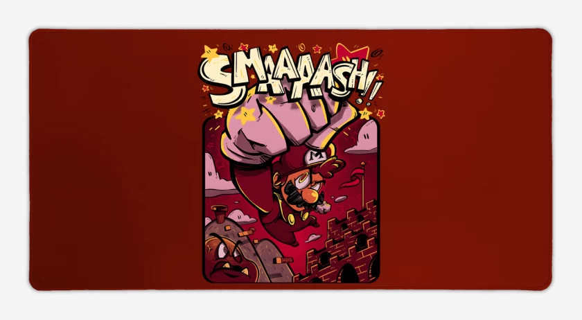 Mouse pad Gamer Rojo de Smaaaash!