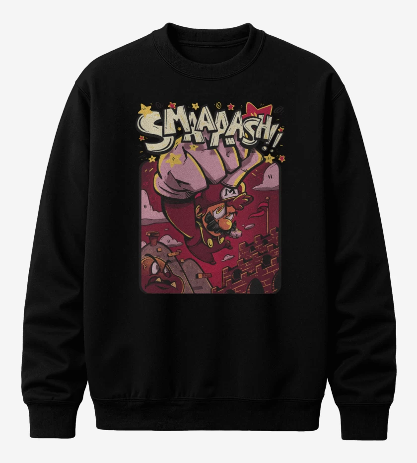 Poleron polo Negro de Smaaaash!
