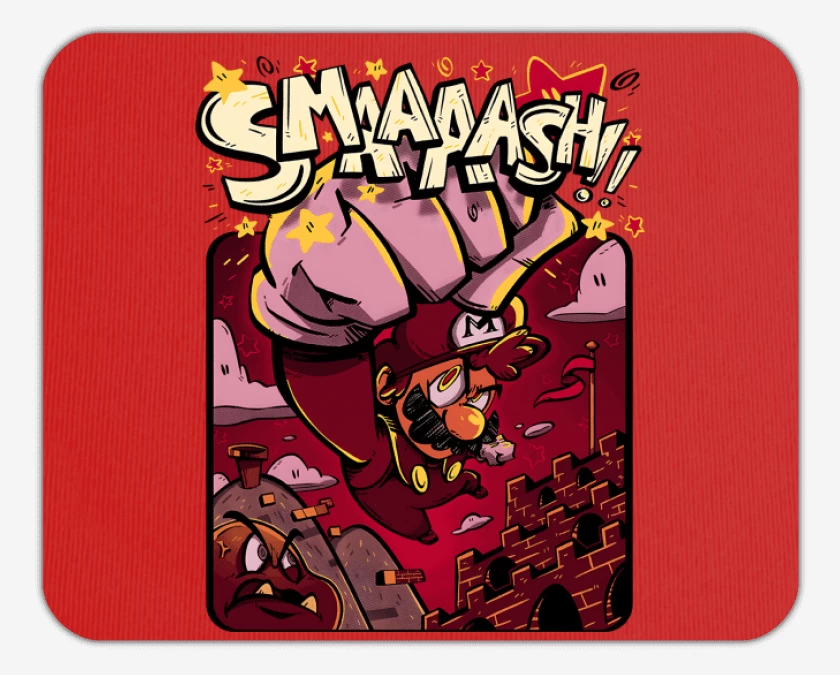 Mousepad Rojo de Smaaaash!