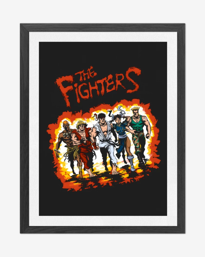 Cuadro decorativo Negro de The Fighters