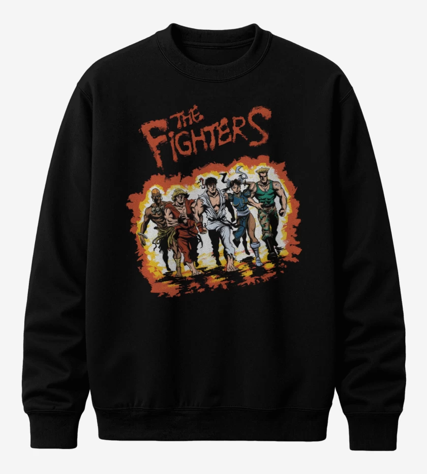 Poleron polo Negro de The Fighters
