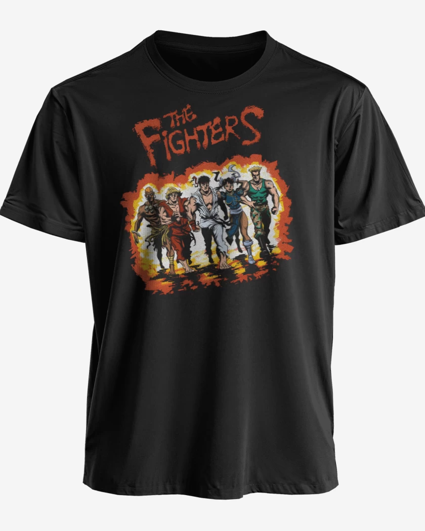 Polera premium Negro de The Fighters
