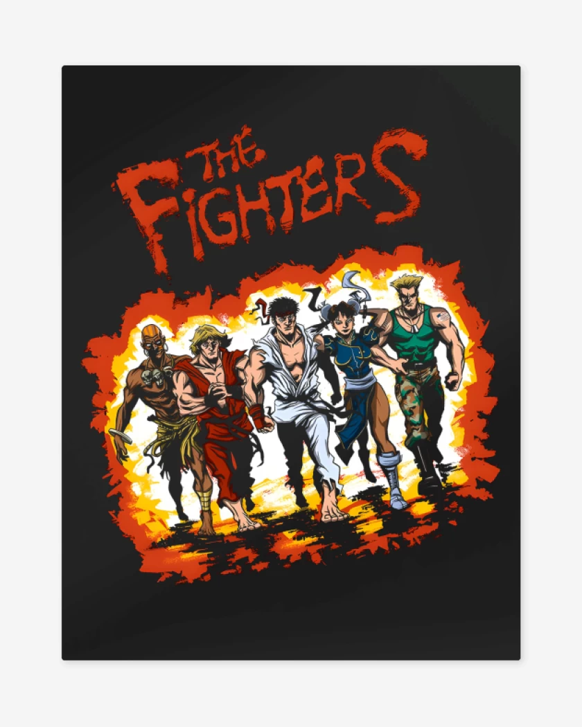 Print metalico Negro de The Fighters