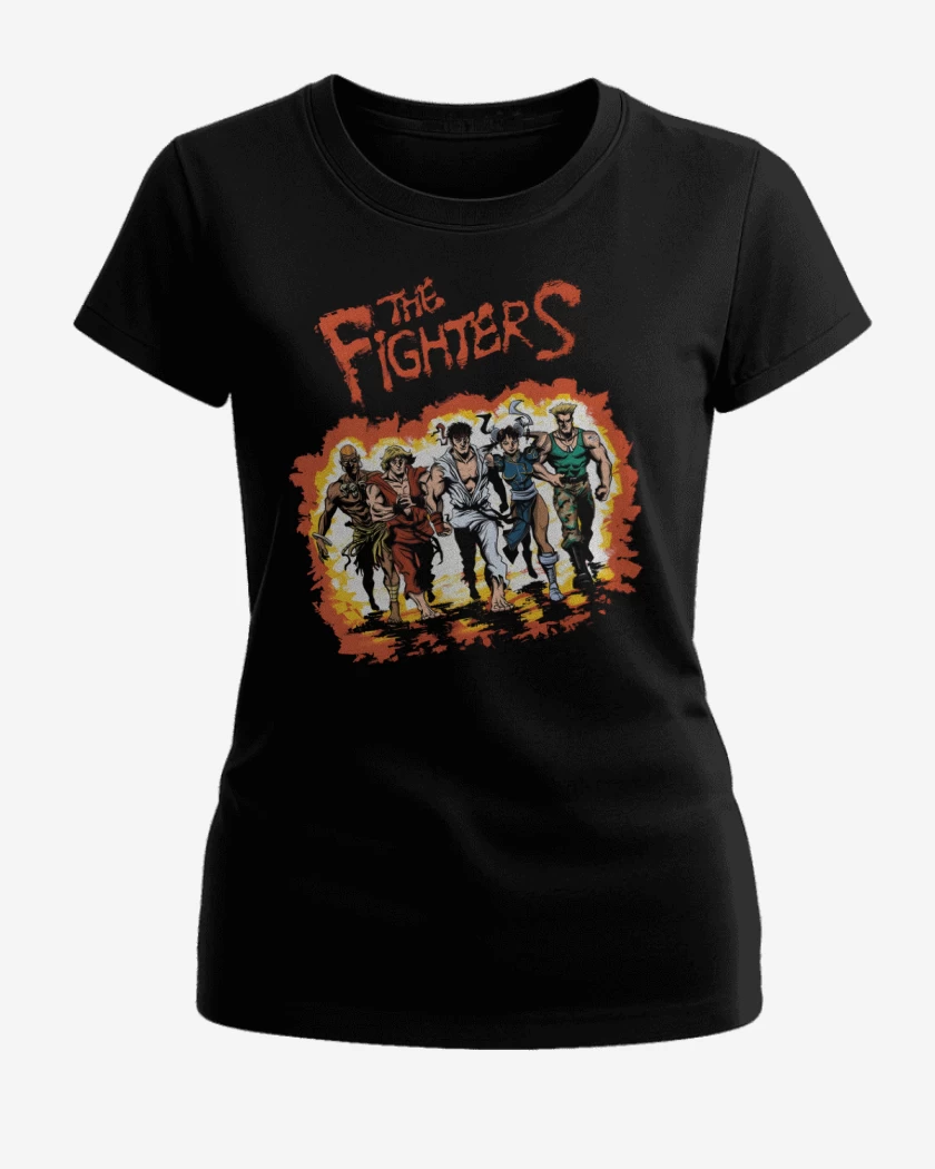 Polera de Mujer Negro de The Fighters