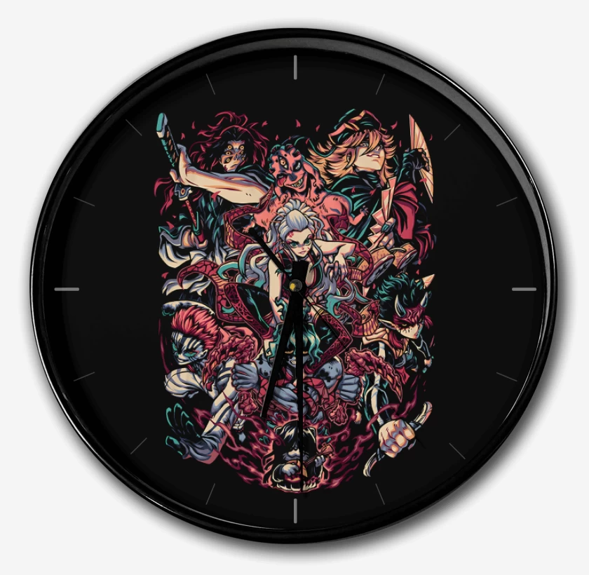Reloj Negro de Lunas Superiores