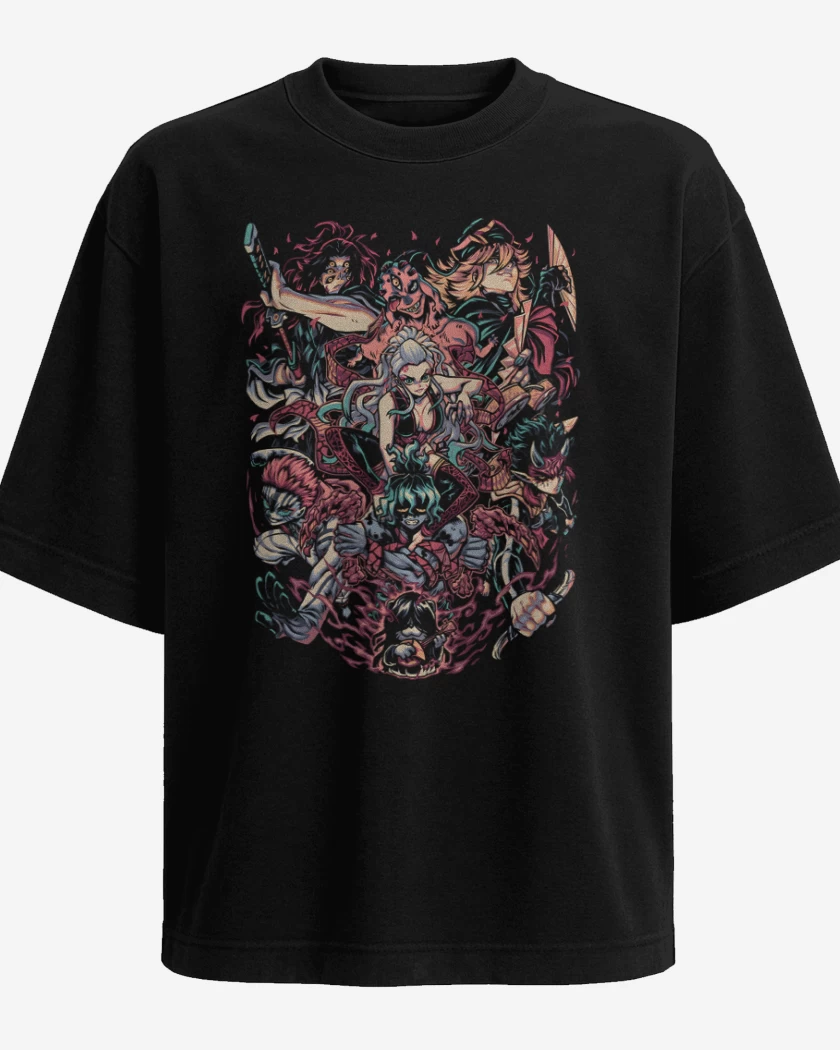 Polera Oversize Lunas Superiores