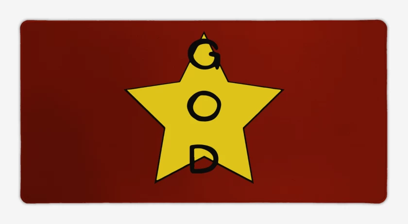 Mouse pad Gamer Rojo de GOD