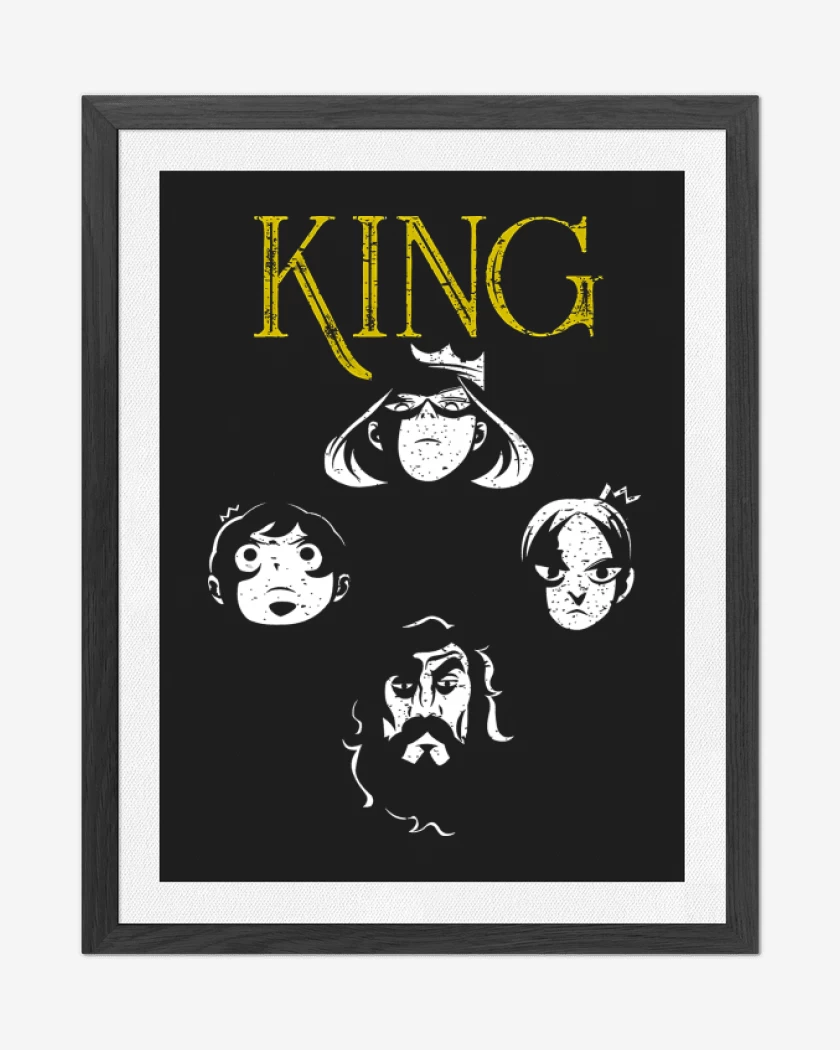 Cuadro decorativo Negro de King