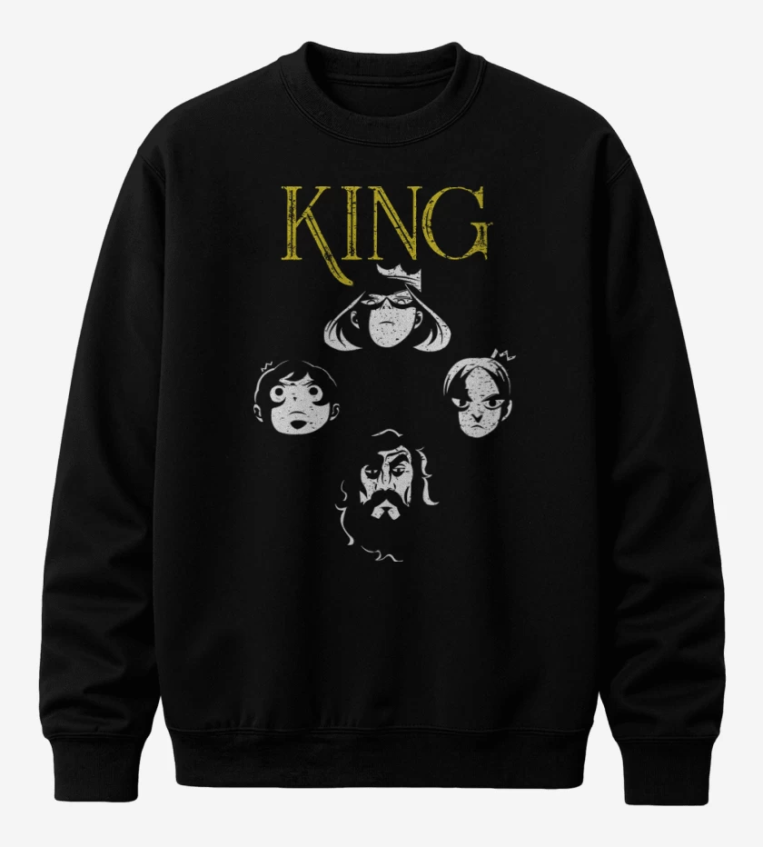 Poleron polo Negro de King