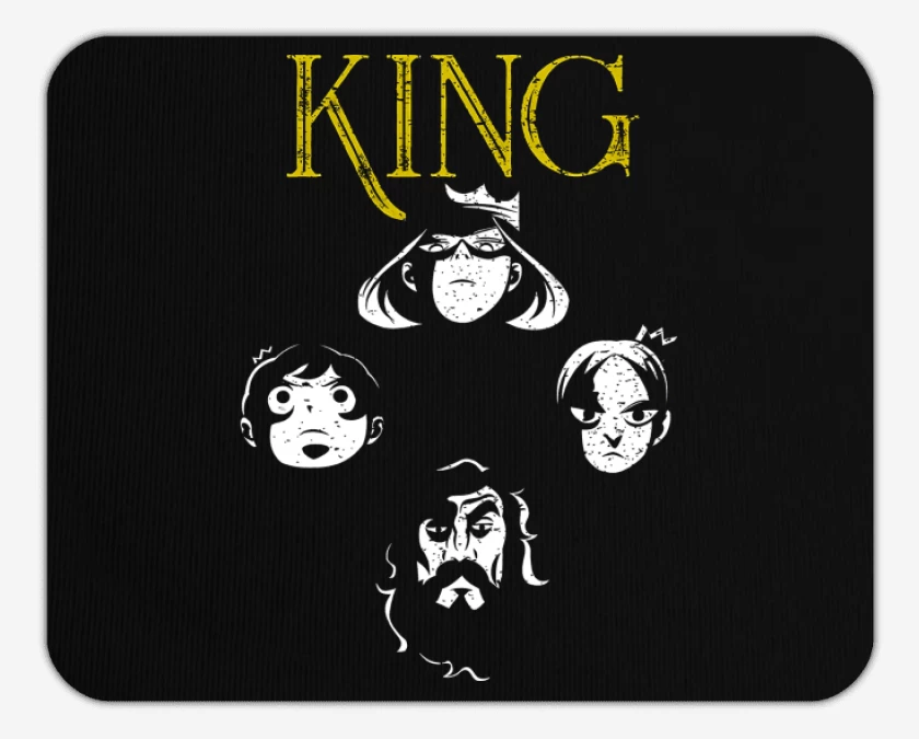 Mousepad Negro de King