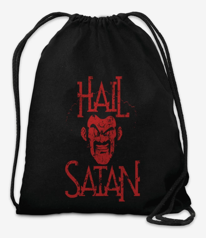 Mochila Negro de Hail Satan