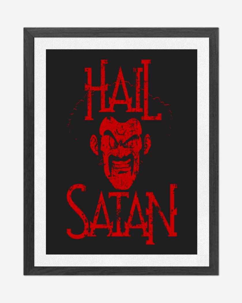 Cuadro decorativo Hail Satan