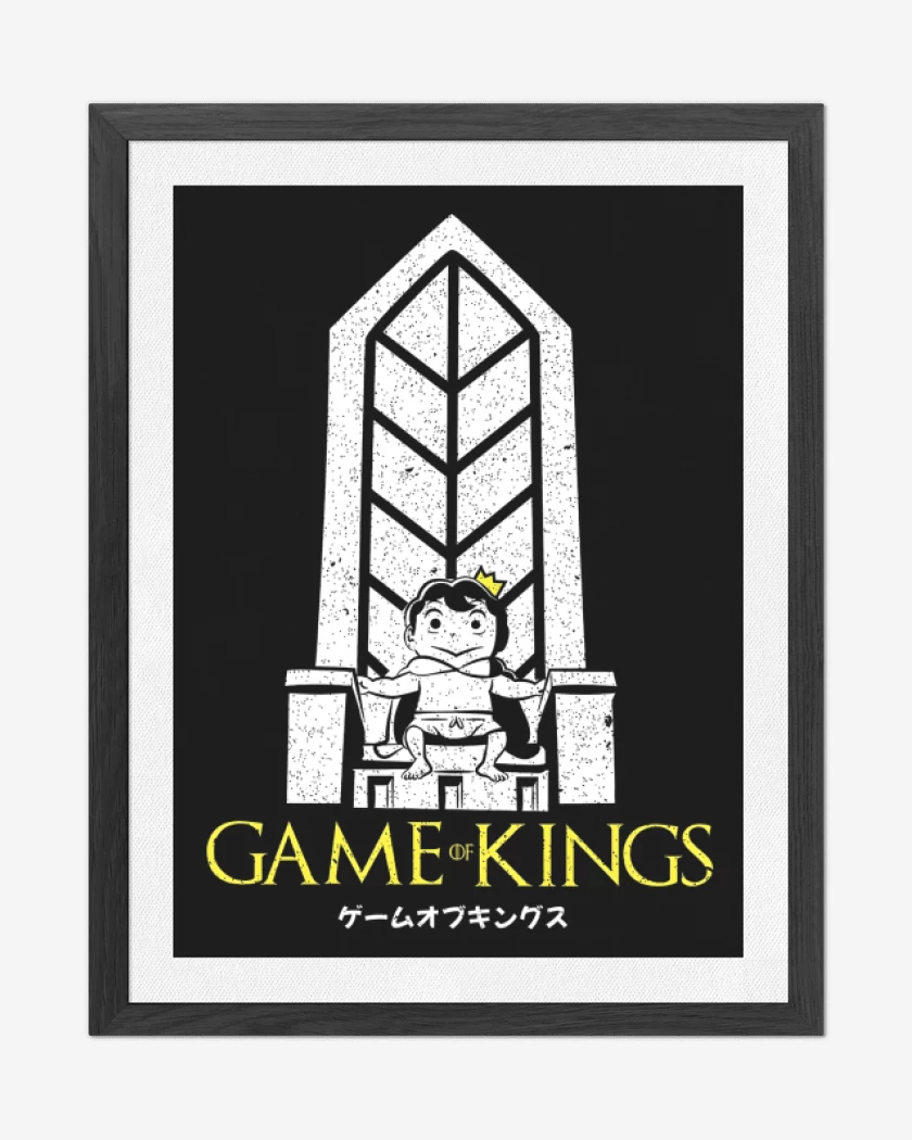 Cuadro decorativo Negro de Game of Kings