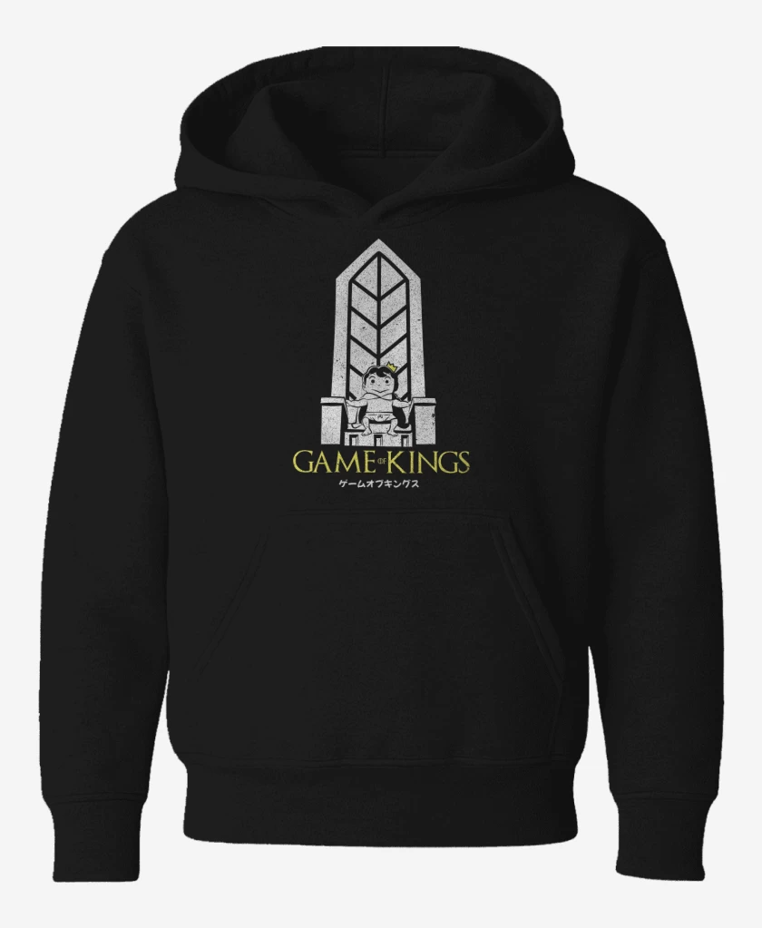 Poleron de niño Negro de Game of Kings