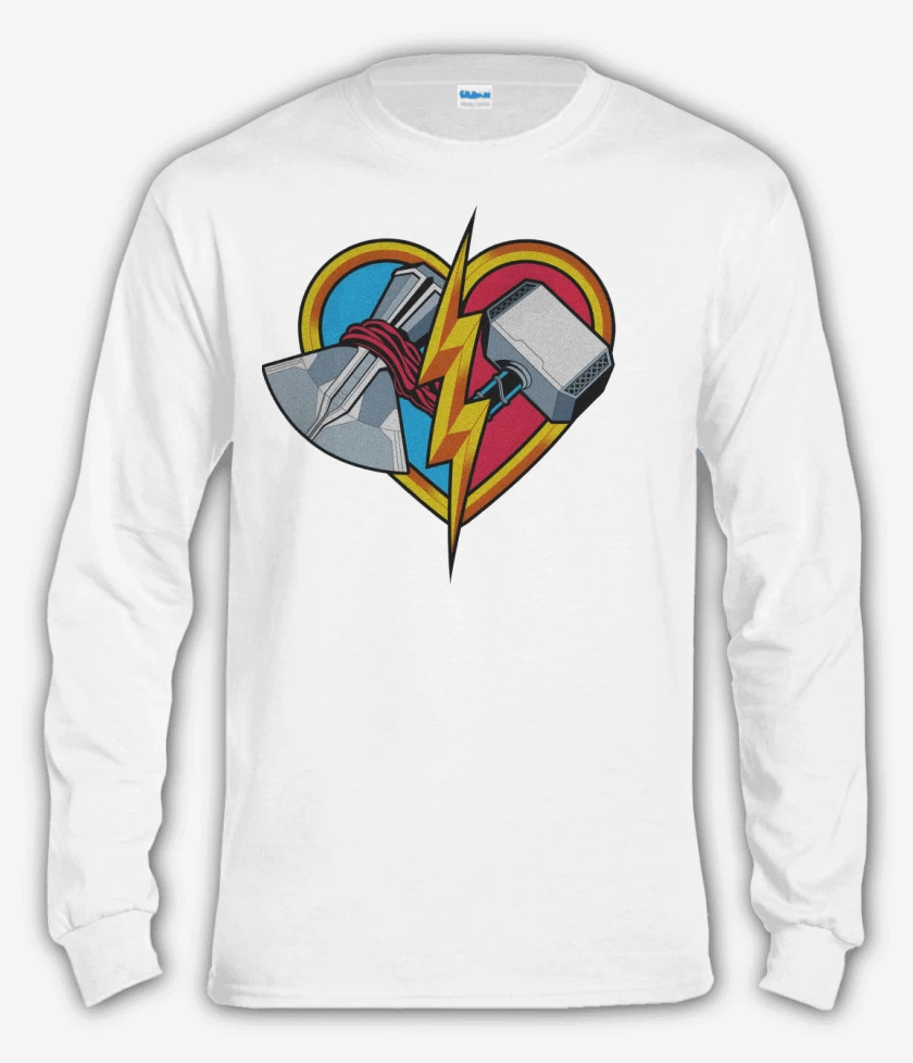 Polera manga larga Amor y Trueno