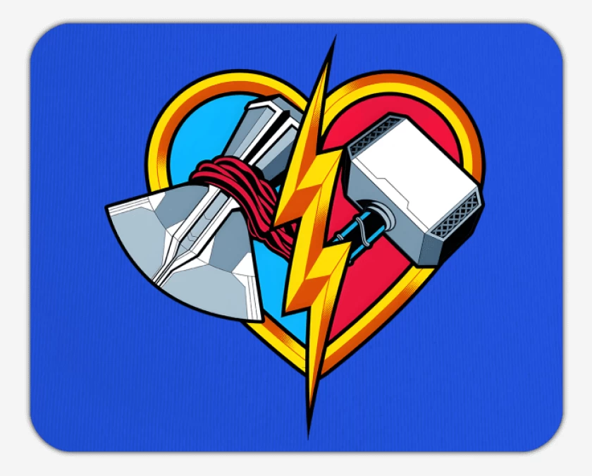 Mousepad Amor y Trueno