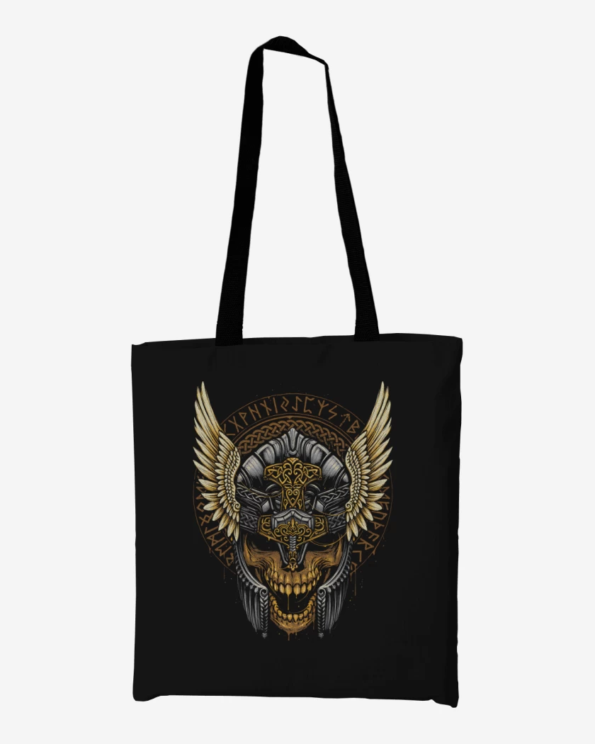 Totebag Negro de Dios del Trueno