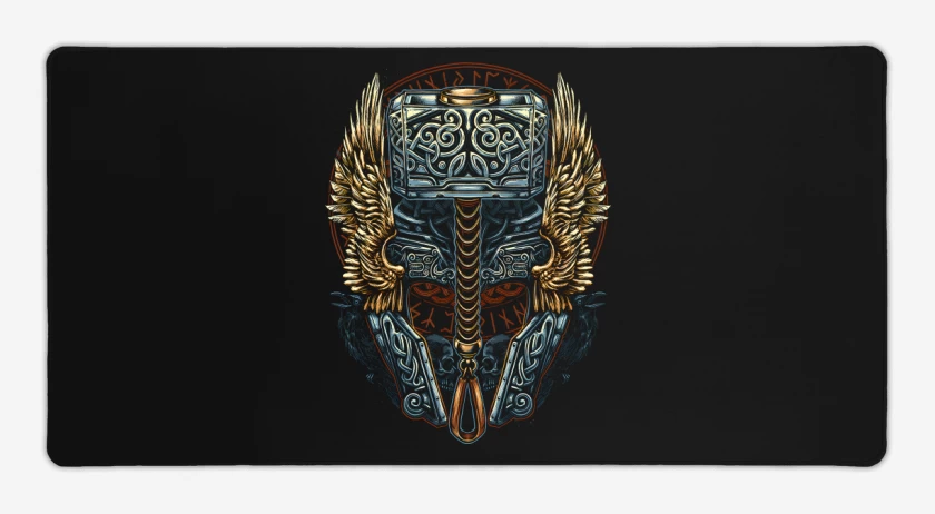 Mouse pad Gamer Negro de Pray for Thunder