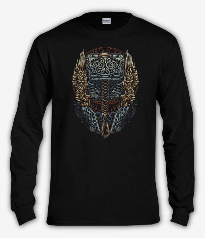 Polera manga larga Negro de Pray for Thunder