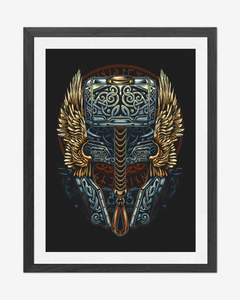 Cuadro decorativo Negro de Pray for Thunder