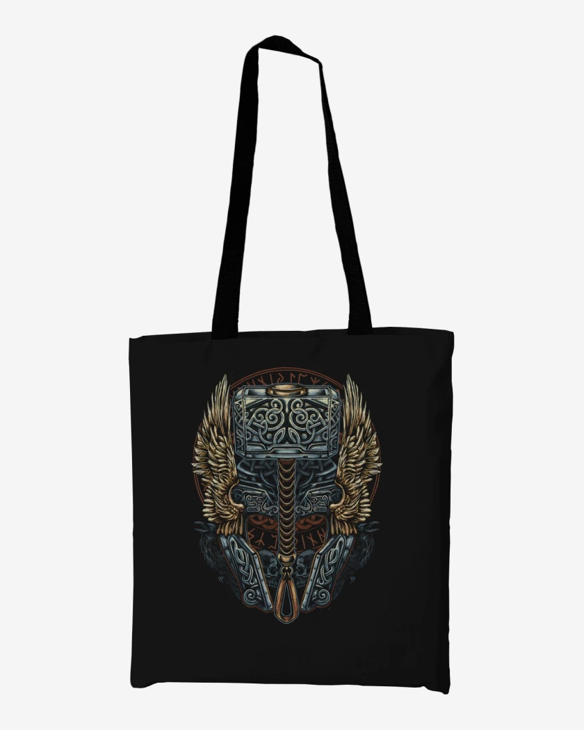 Totebag Negro de Pray for Thunder