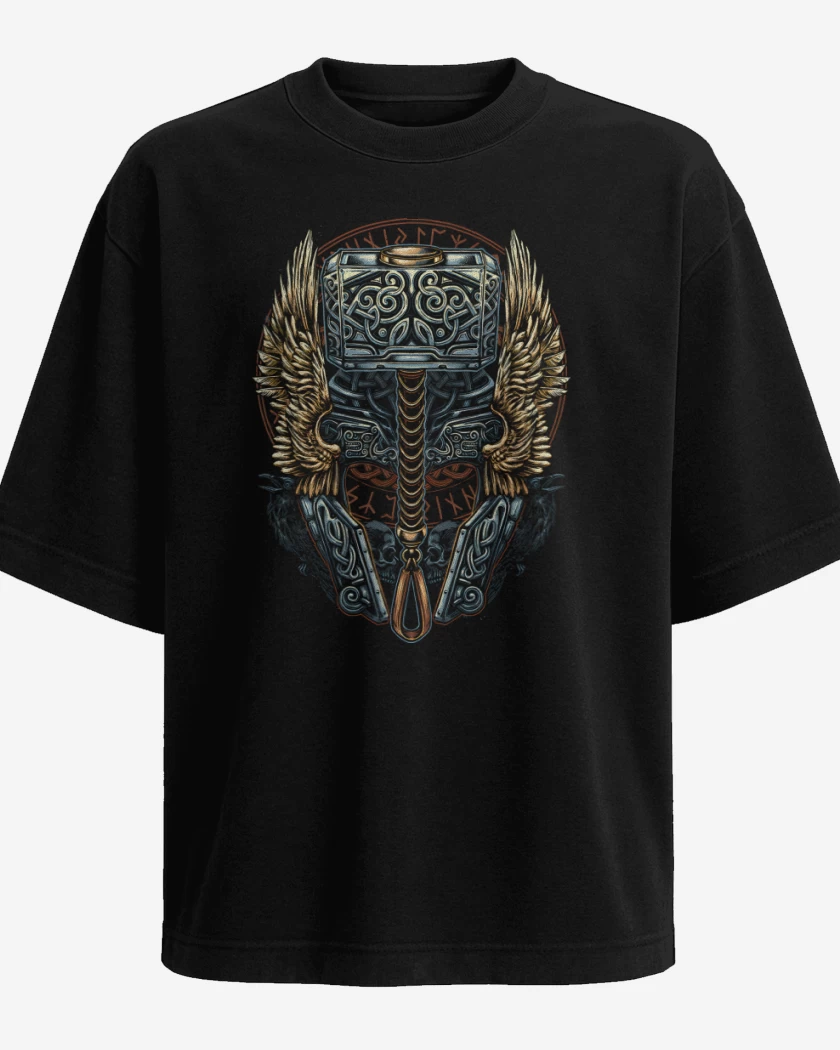 Polera Oversize Pray for Thunder
