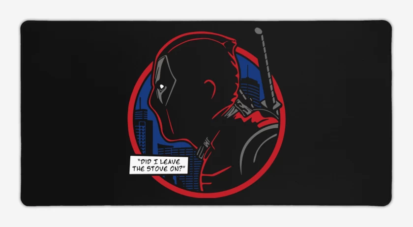 Mouse pad Gamer Negro de Perfil