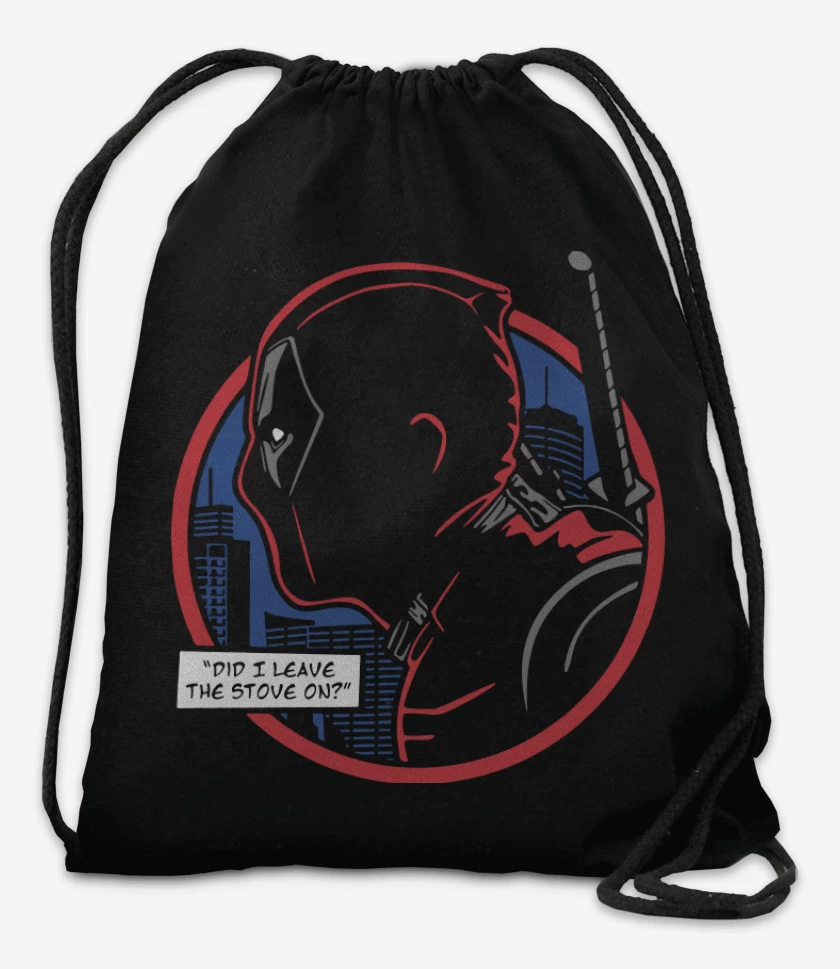 Mochila Negro de Perfil