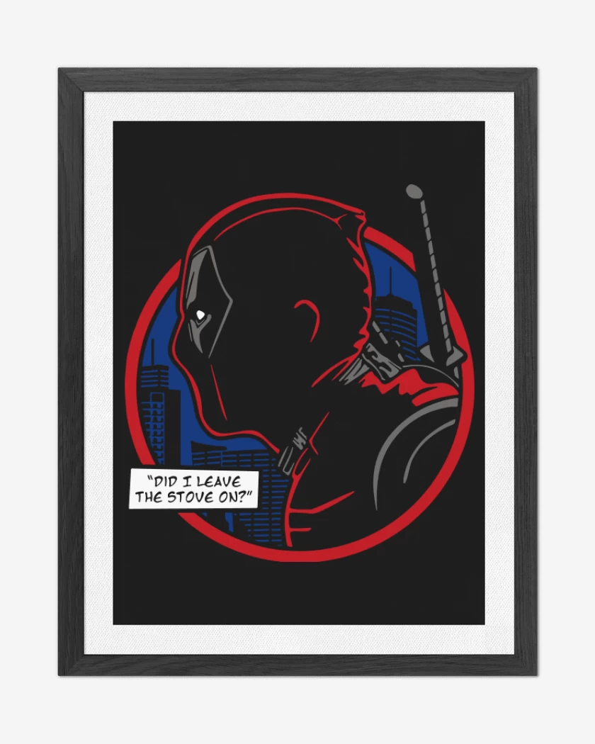 Cuadro decorativo Negro de Perfil