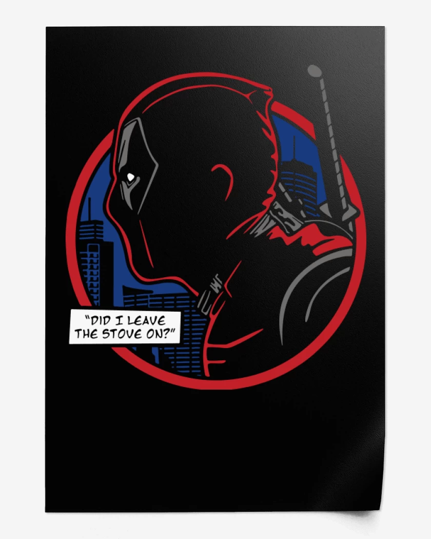 Print Negro de Perfil