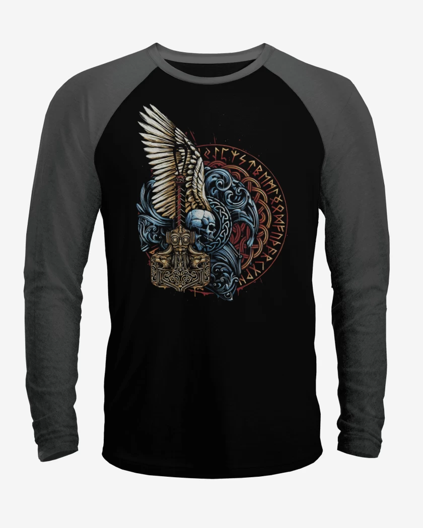Polera Raglan Thor Mjolnir