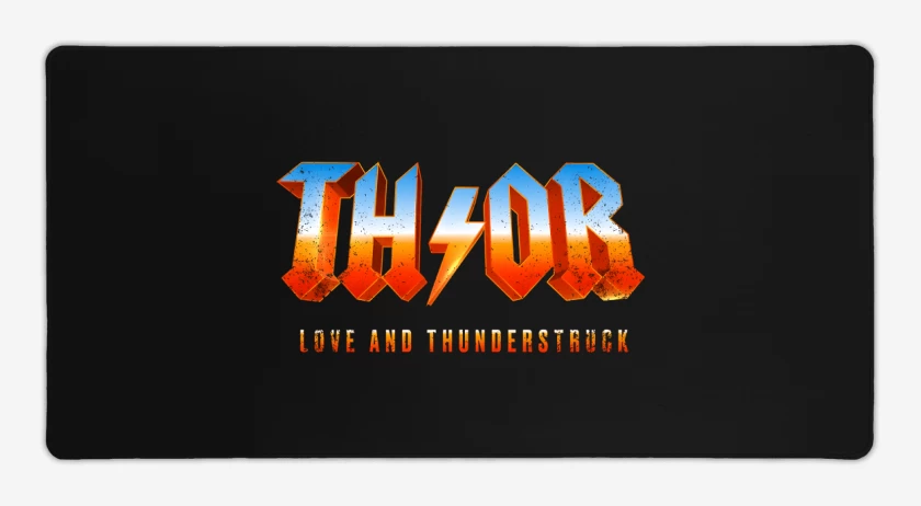 Mouse pad Gamer Love and Thunderstruck