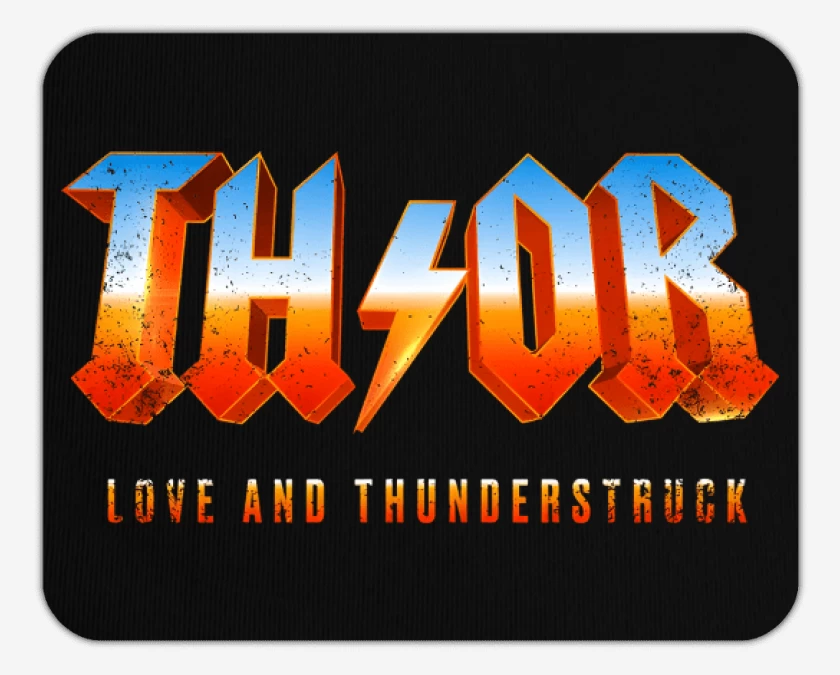 Mousepad Love and Thunderstruck