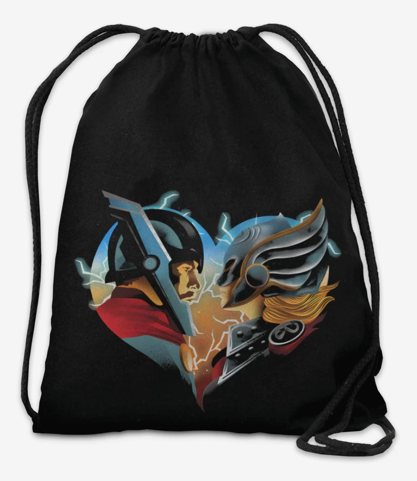 Mochila Negro de Love and Thunder