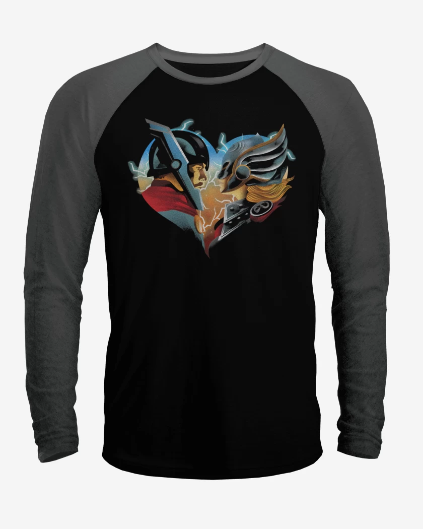 Polera Raglan Love and Thunder