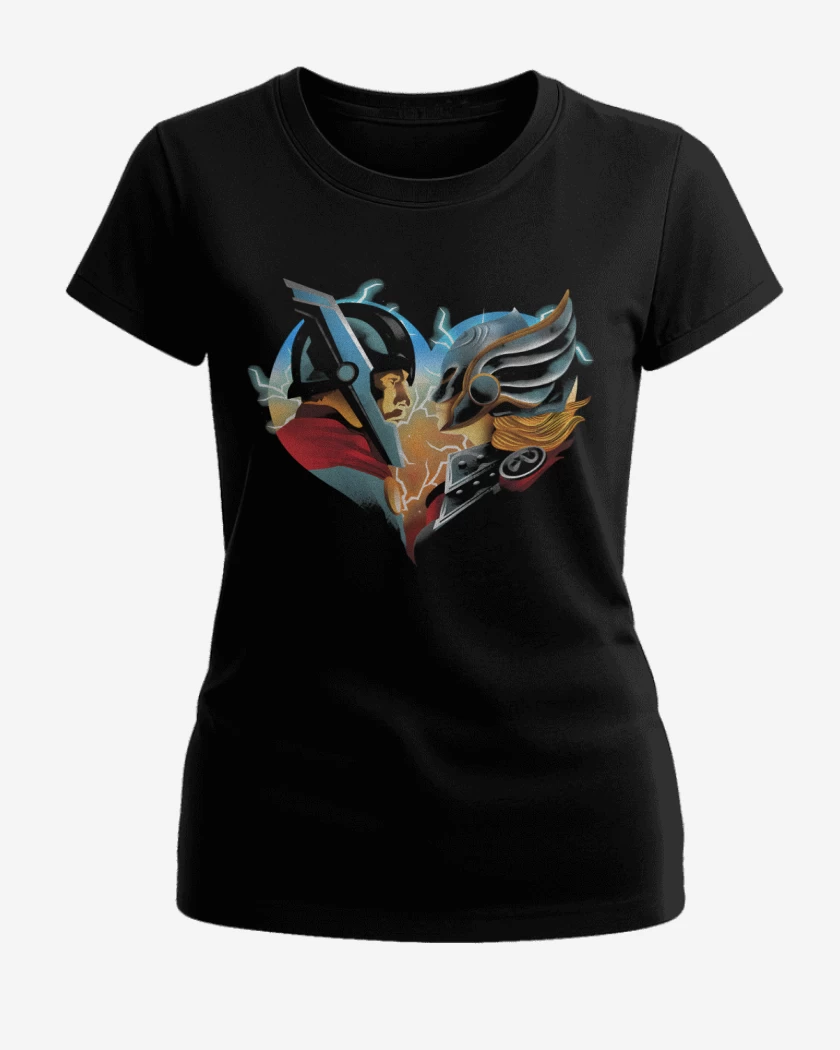 Polera de Mujer Negro de Love and Thunder