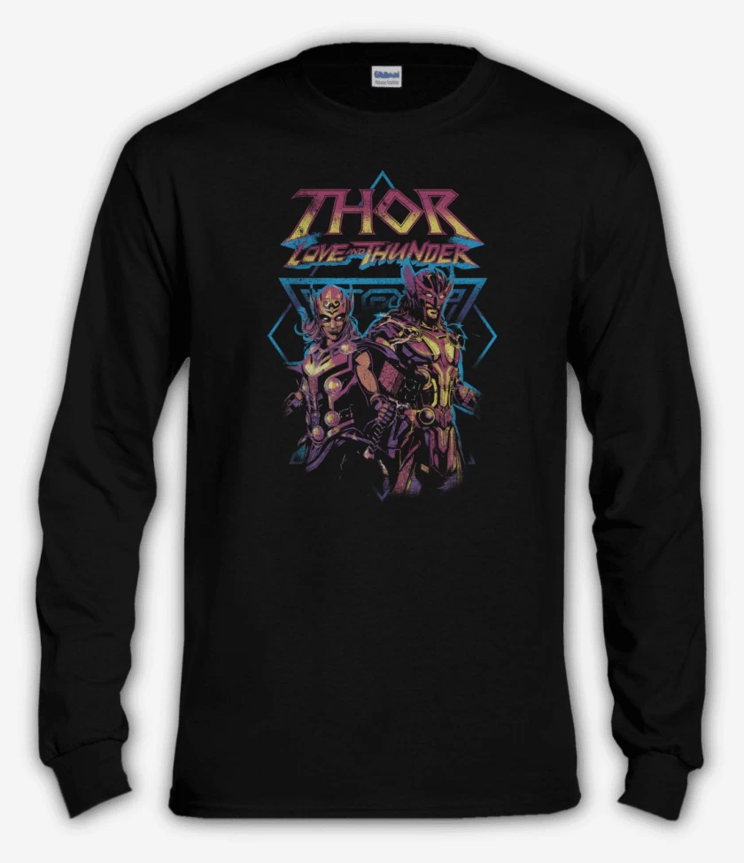 Polera manga larga Negro de L&T