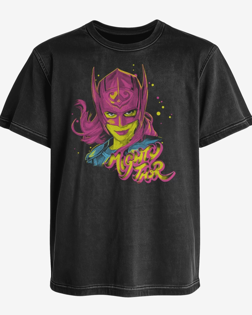 Polera desgastada Mighty Thor