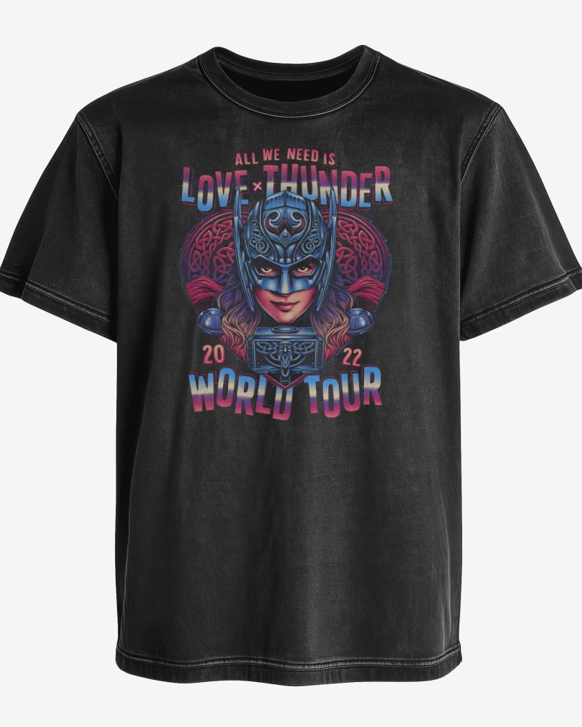 Polera desgastada Emblema del Amor