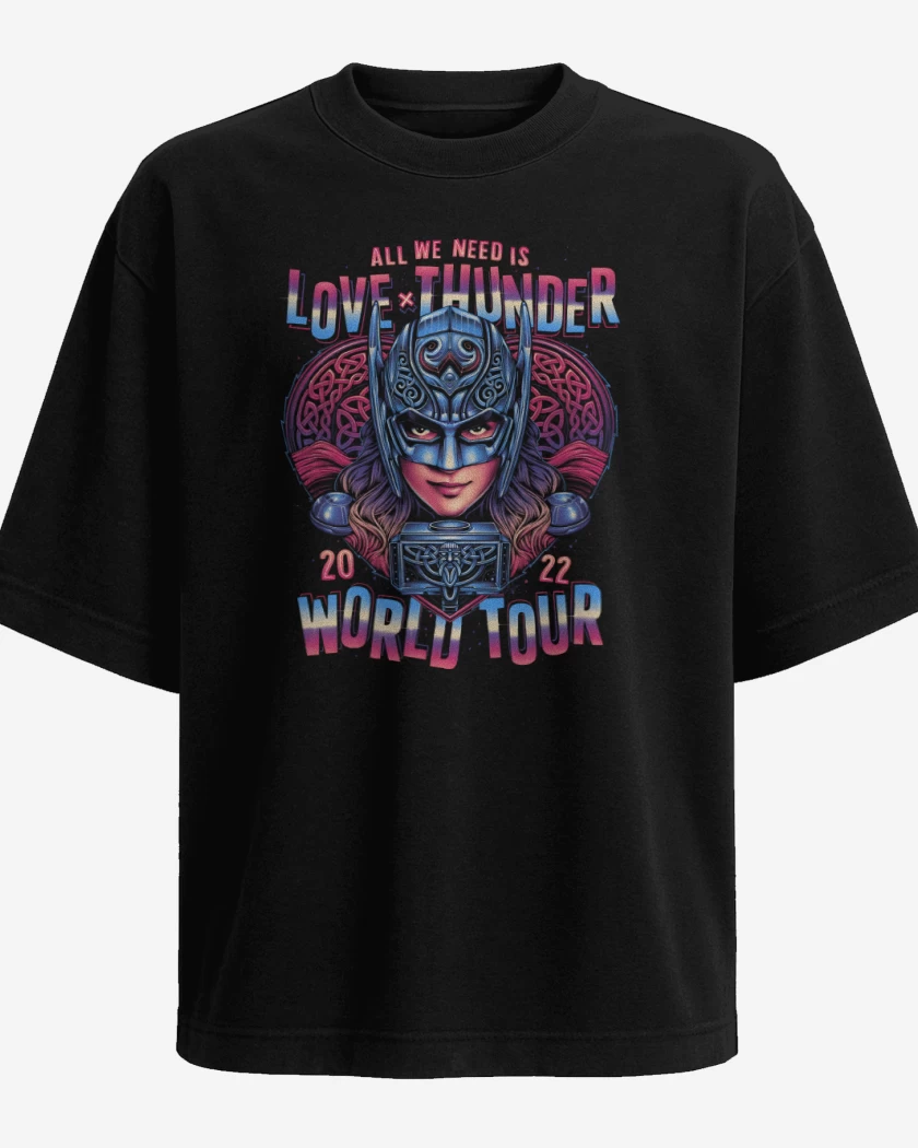 Polera Oversize Emblema del Amor