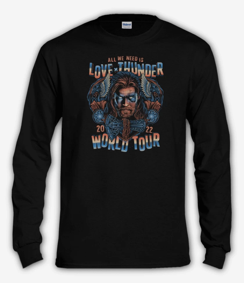 Polera manga larga Emblema del Trueno