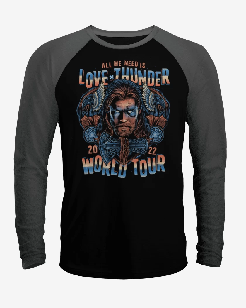 Polera Raglan Emblema del Trueno