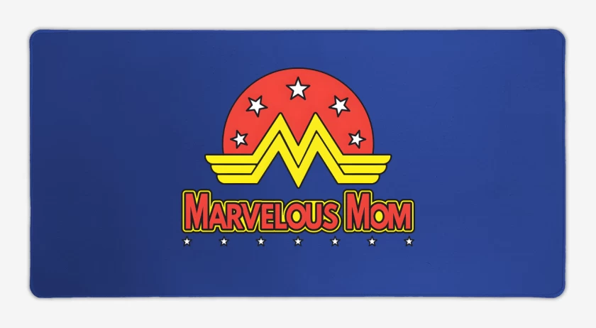 Mouse pad Gamer Azul Rey de Mamá Maravilla