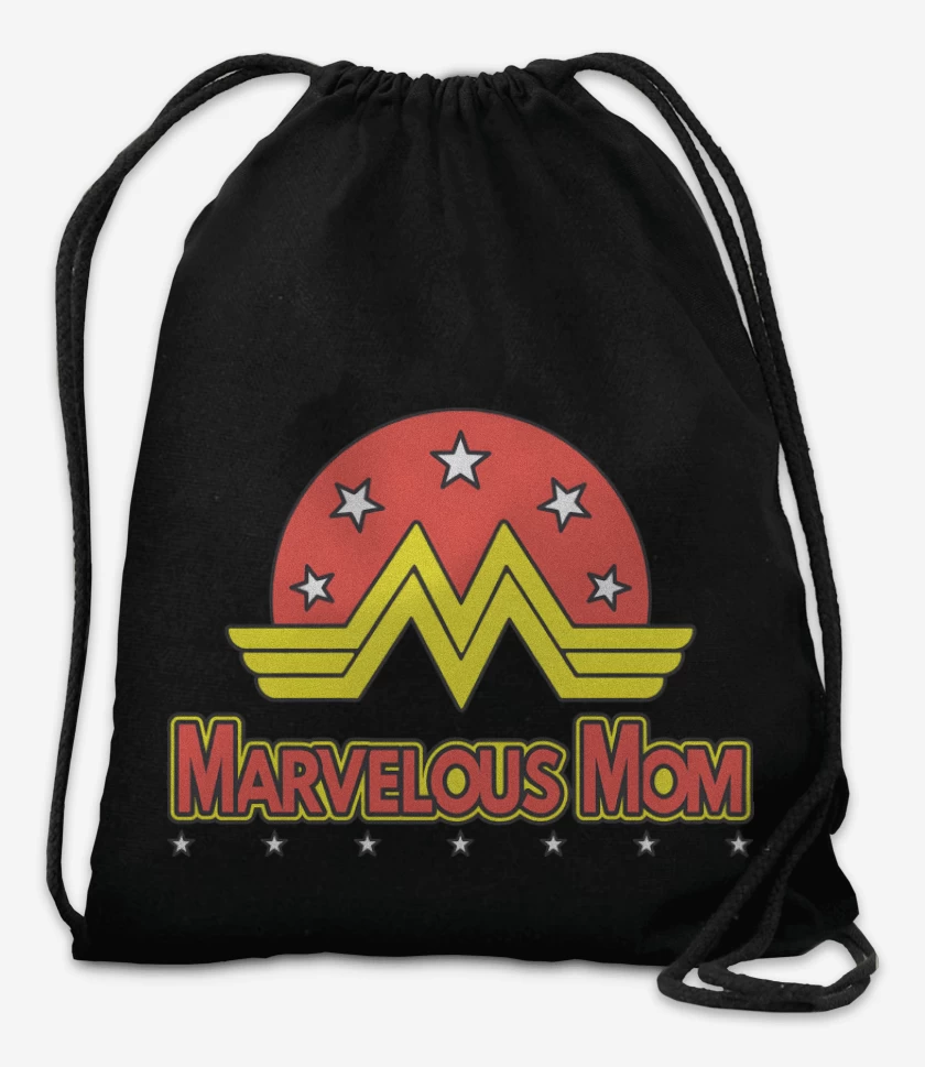 Mochila Negro de Mamá Maravilla