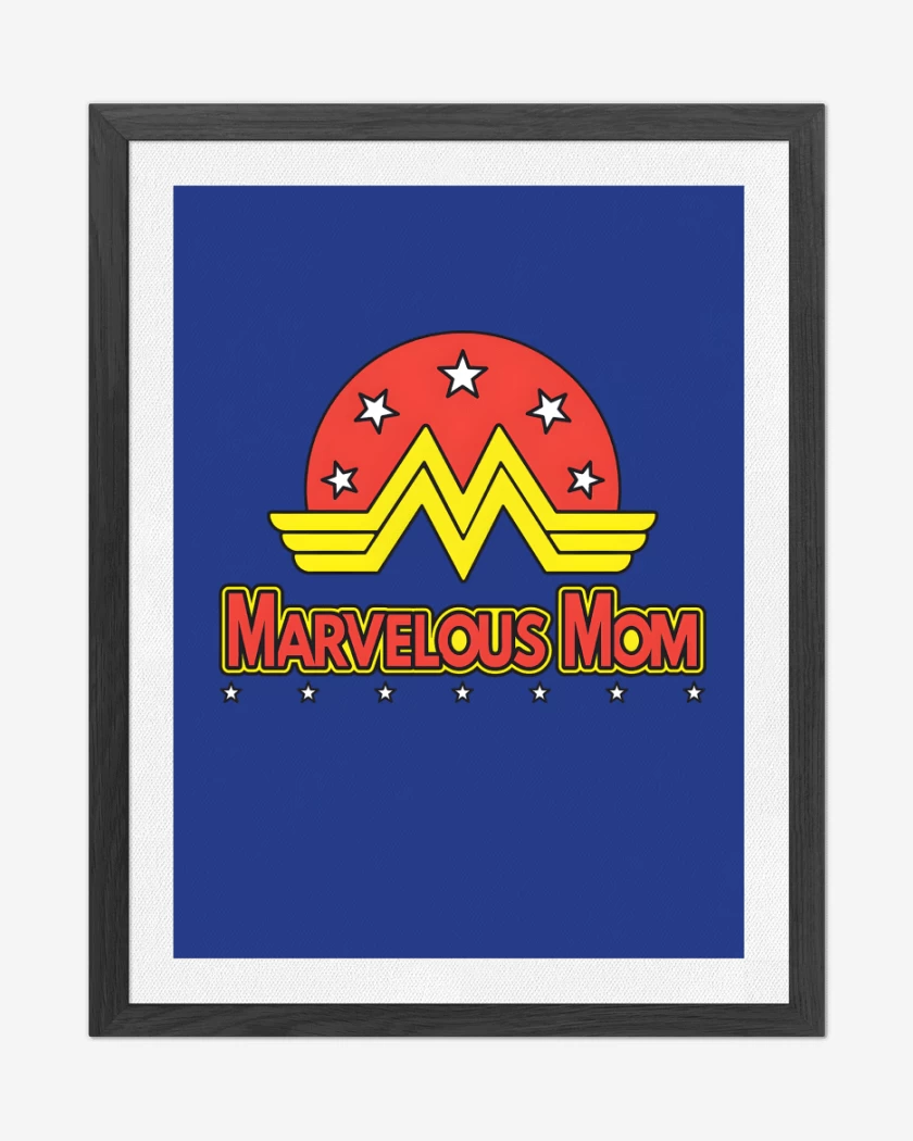Cuadro decorativo Azul Rey de Mamá Maravilla