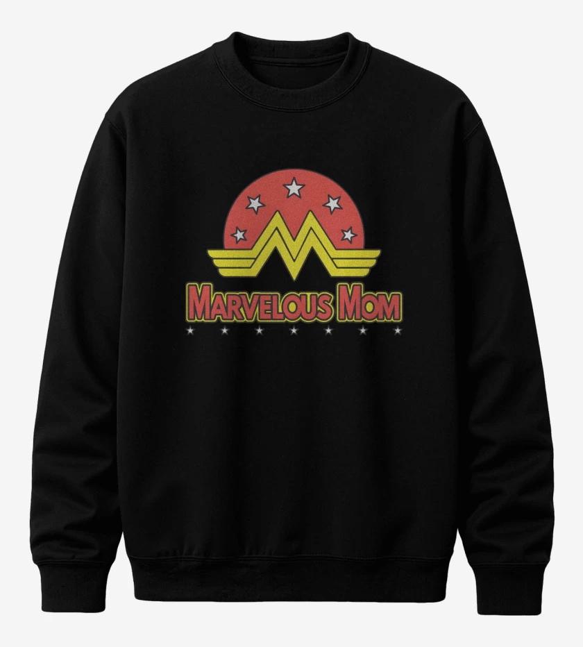 Poleron polo Negro de Mamá Maravilla