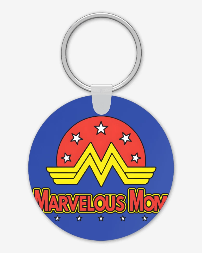 Llavero Azul Rey de Mamá Maravilla