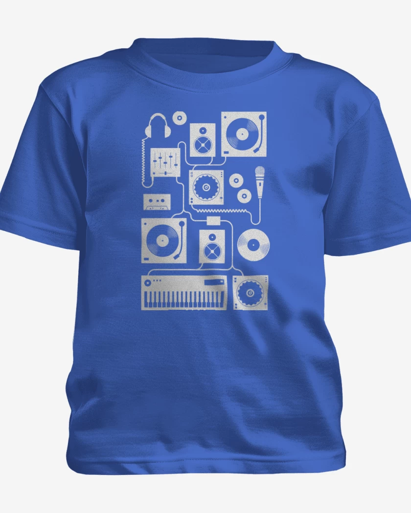 Polera de niño Azul Rey de Dj